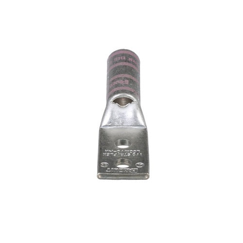Panduit LCCX1/0-14A-X Copper Compression Connector Lug, 2-Hole, 1/0AWG