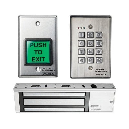 Alarm Controls LNB-6 600 lb Lock N\' Box Magnetic Lock Kit, Indoor Use