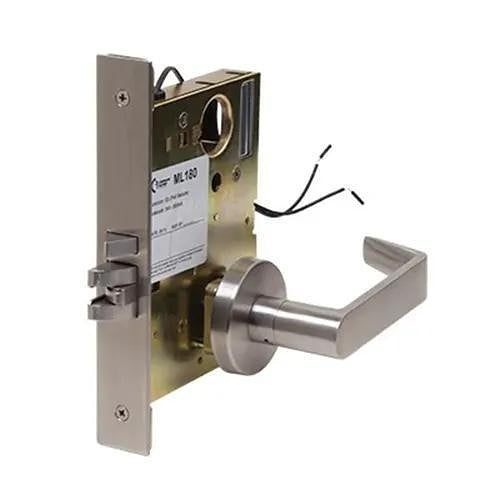 Command Access ML180EUCH 24V RX ML180 Series Electrified Solenoid Schlage L9000 Retro Mortise Lock, Storeroom, Unlocked Electronically, Request to Exit, Storeroom