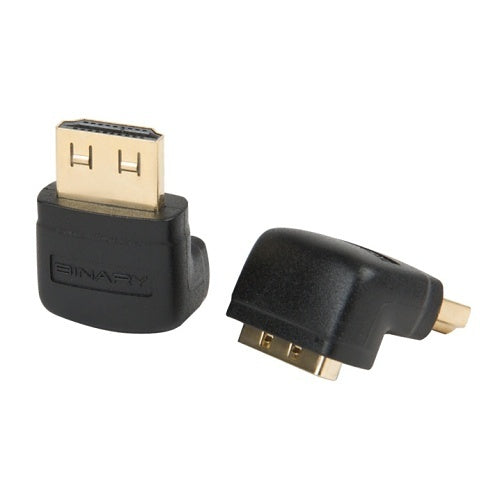 Binary B6-4K-90DOWN-5PACK B6 Series GripTek 4K HDMI 90° Adapter, Downward Direction