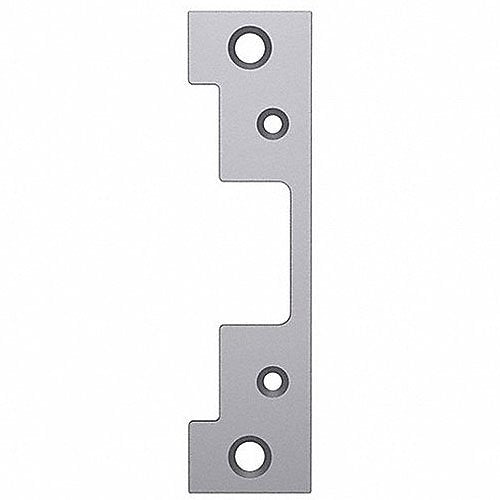 HES 501 Square Corners and Flat Faceplate, 7/8\\" 1 1/4\\", for 5000/5200 Series Electric Strikes, Satin Stainless Steel