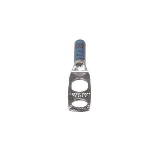 Panduit LCC6-38BDW-L Compression Connector Lug, 2-Hole, #6AWG, Copper