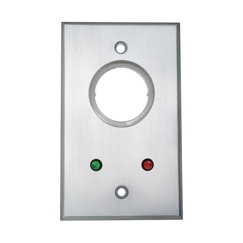 Camden CM-1180-7224 Key Switch, Double Pole Double Throw Momentary, Red and Green 24V LED