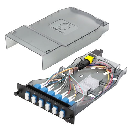 Cleerline CTG-MTLC12-MM-AF HD MTP Elite 12-Fiber Cassette, MM(OM4), 1x12F MTP Male to 12 Duplex LC/UPC, Type AF