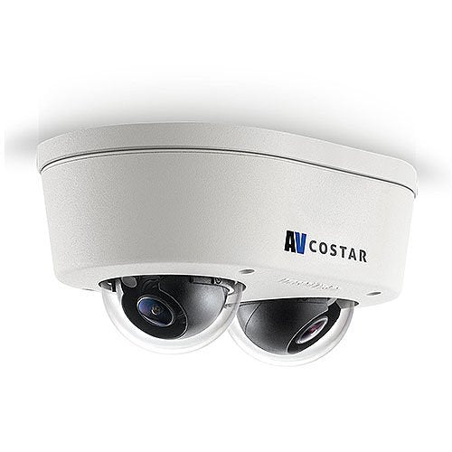 IDIS AV4956DN-28 ConteraIP 4MP Omni-Directional Dual-Sensor Dome IP Camera, x 2.8mm Lenses