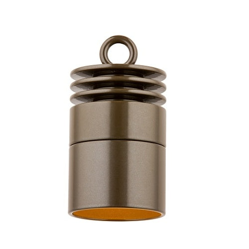 FX Luminaire VE-3LED-BZ VE Series 3-LED Hanging Down Light, Bronze Metallic