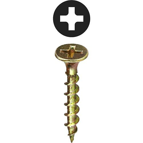 Dottie WRT6118 6x1-1/8Wood Rockets Screw, 500-Pack