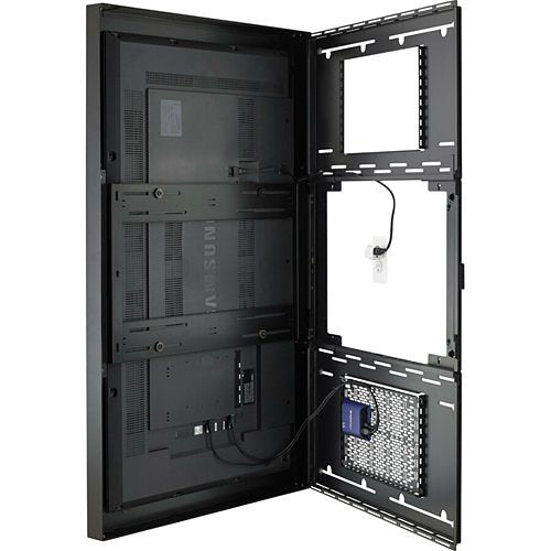 Chief LW49UBP Impact On-Wall Kiosk, Portrait, 49\\", Black