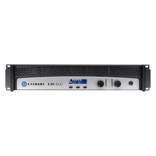 Crown CDI1000 2-Channel Commercial Amplifier, 500W/Channel at 4 Ohms, 70V/140V