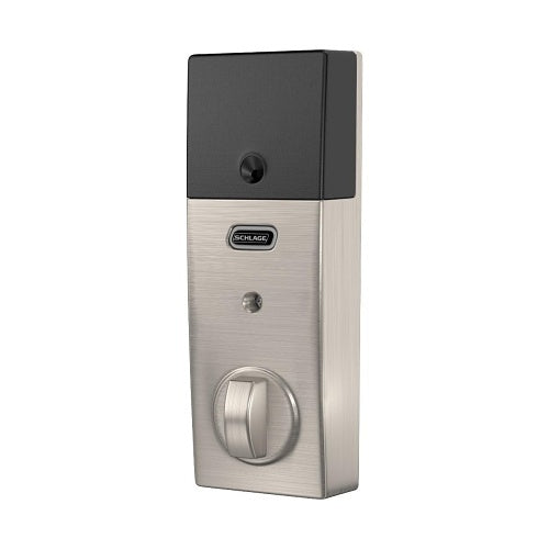 Schlage BE469ZP CEN 626 Connect Smart Deadbolt with Alarm Inbuilt Century Trim, Satin Chrome