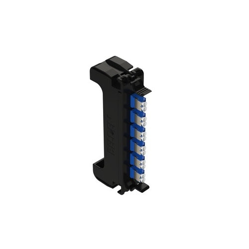 Belden FFSX06LD FiberExpress ECX 6-Port Frame Singlemode LC Duplex Patch Panel, OS2, Blue