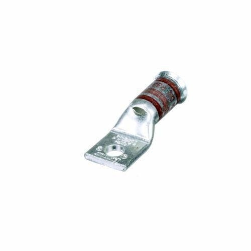 Panduit LCAF2-14-E Compression Connector Lug, 1-Hole, #2AWG, Copper