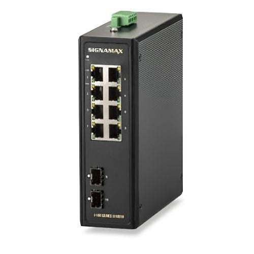 Signamax FO-SI10021 I-100 8-Port Industrial Gigabit Switch