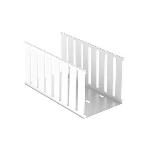 Panduit NE4X4WH6 Cable Duct, 4x4x6\', Halogen-Free, White