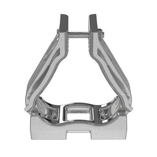 Panduit CCALTR4651-X Cable Cleat,  Aluminum, Trefoil Configuration