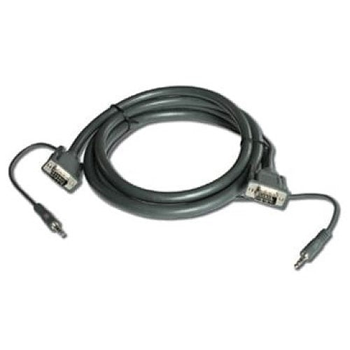 Kramer C-GMA/GMA-25 15-Pin HD Male to 15-Pin HD Male and 3.5mm Stereo Audio Cable, 25\' (7.6m)