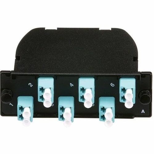 Panduit FC2ZN-12-10B2 12-Fiber OM4 Adapter, Aqua