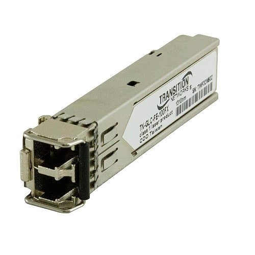 Lantronix TN-GLC-FE-100EX-RGD SFP Module, Cisco Compatible, 100BASE-FX, 1310nm, Singlemode LC