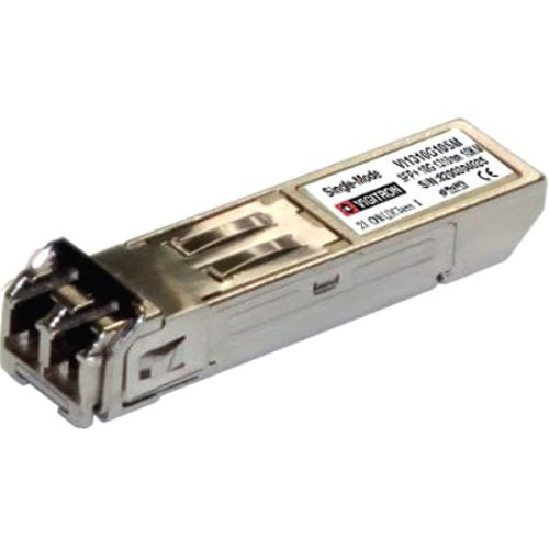 Vigitron Vi1310G10SM Single-Mode 10G Small Format Pluggable Hardened Fiber Transceiver, 1310nm