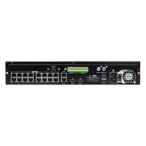 AVYCON AVR-NSV64E2N-112T H.265+ 64CH 4K NVR Dual NIC Max 640Mbps 8MP