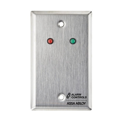 Alarm Controls RP-09302 Remote Wallplate with Resistor,  Weather Resistant, Red and Green LED