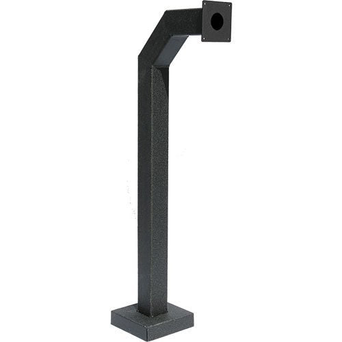 PEDESTAL PRO 42-3-12 Mounting Pedestal for Camera, Intercom, Keypad, Push/Pull Button, Biometric Reader, Telephone Entry System, Housing, Access Control Device - Black Wrinkle Image of PM-42312