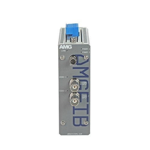 AMG Systems AMGFIB-2VT-S1A AMGFIB Series 2-Channel CVI / TVI / AHD / CVBS Video Transmitter, Singlemode 20Km, 1-Fiber, A-Side