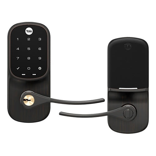 Yale YRL226-ZW2-0BP Assure Lever Touchscreen Keypad Lever Lock with Z-Wave Plus, Oil Rubbed Bronze