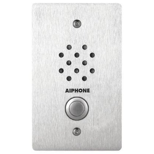 Aiphone 281004 Momentary Push Button, Silver