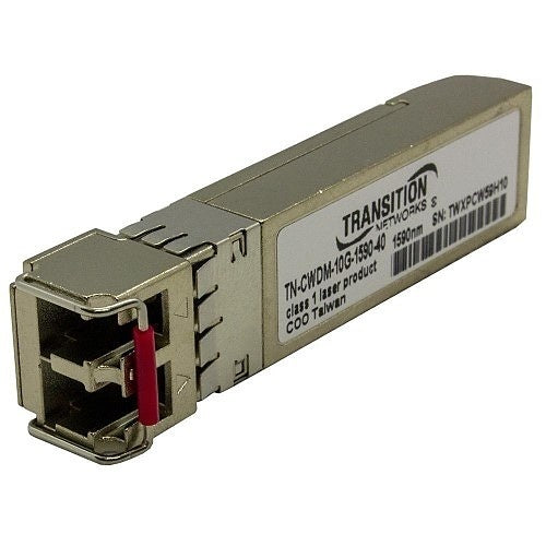 Lantronix TN-CWDM-10G-1350-40 SFP Module Transceiver, Cisco Compatible, 10GBASE-ER, 10.3G, Singlemode LC