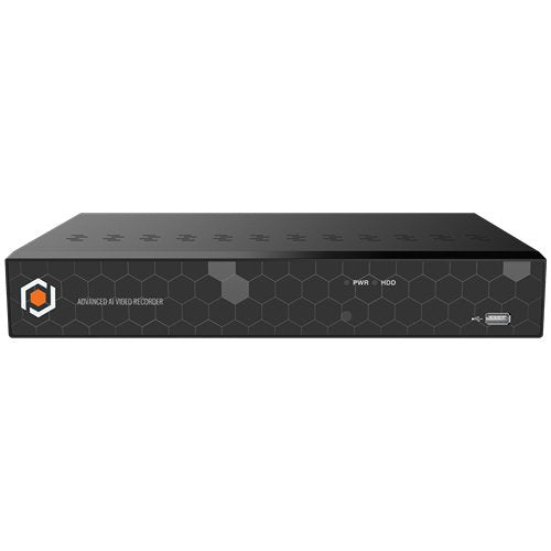 G.S.D KIT6OVIP5MP-AI-B Octavue 8 Channel, 6 Camera, 5MP Network Camera, Kit, Black