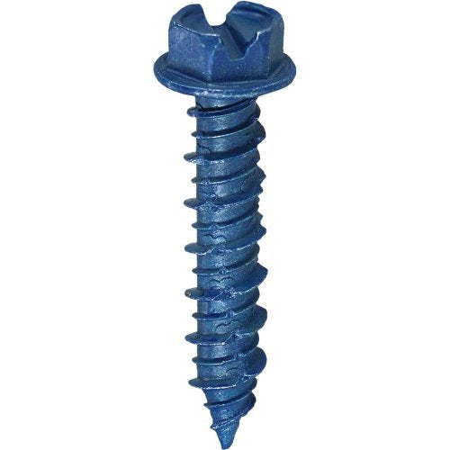 Dottie 36H114 3/16 in. x 1-1/4 in. Slotted Hex Washer Head Concrete Screw Anchor, 100-Pack Image of LH-36H114