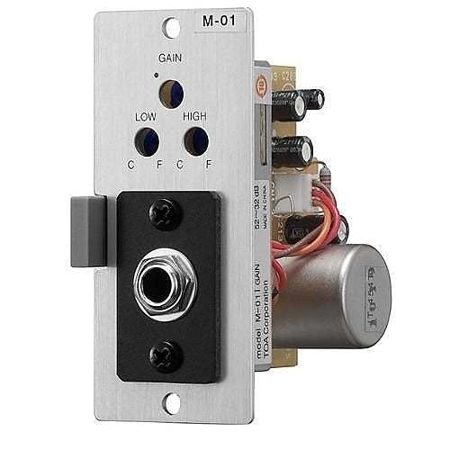 TOA M-01PD00 Microphone Input for 900 Series, 600 ohms, Balanced
