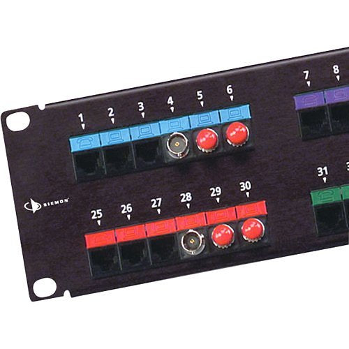 Siemon MAX 48 Port Network Patch Panel Image of G4-MXPNL48