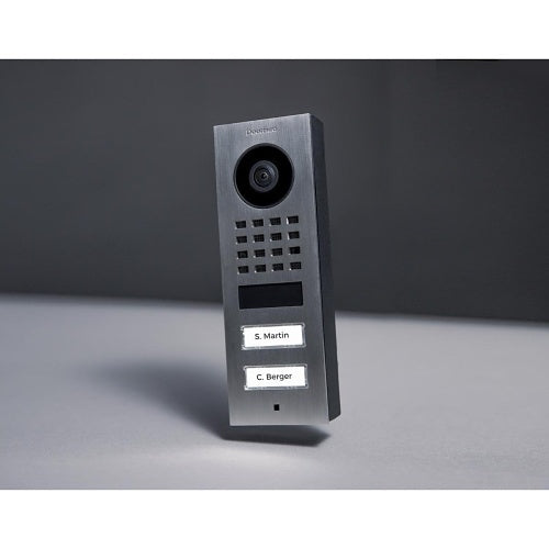 DoorBird D1102V-S-SSV2A Flush Mount IP Video Intercom System, PoE