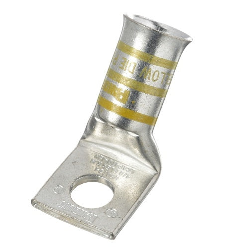 Panduit LCAF4/0-12H-X Copper Compression Connector Lug, 1-Hole, 4/0AWG