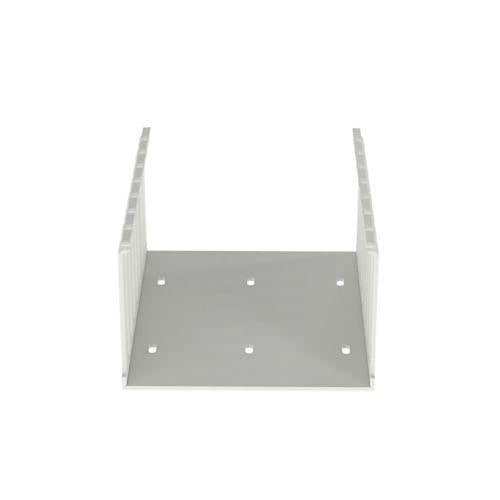 Panduit G6X4WH6 Base Wiring Duct, 6\\"L x 4\\"W, PVC, White