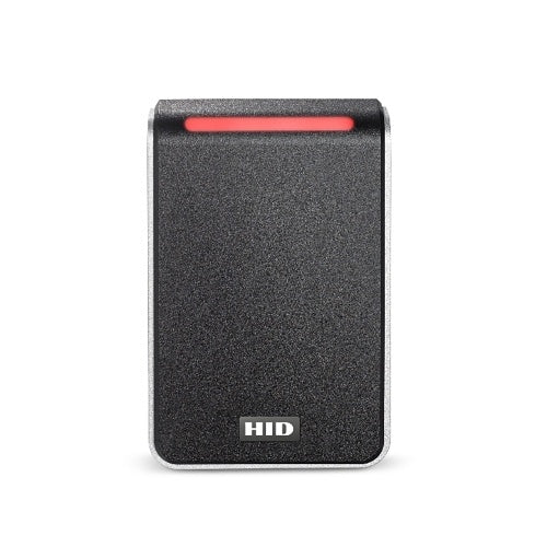 HID 40TKS-00-01716V Signo 40 Contactless Smartcard Reader, Terminal Strip Connection, Black with Silver Trim