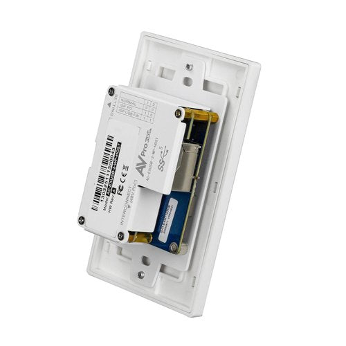 AVPro Edge AC-EXUSB-3-WP-KIT 100M USB 3.2 Gen 1 Wall Plate Extender Kit, White