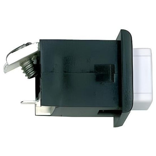Alpha ST008K Push Buttons, 10-Pack, 1 Screw Terminal, Black and White
