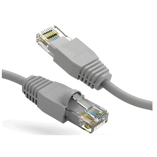 Lynn Electronics CAT6A-25-GYB Booted Ethernet Cable, 25\', Grey