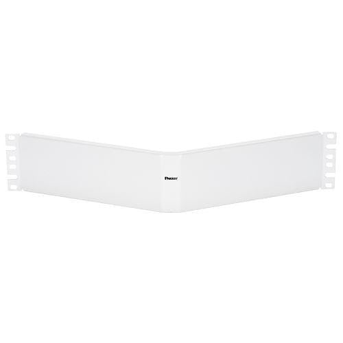 Panduit CPAF2WH Angled Filler Panel, 2RU, White