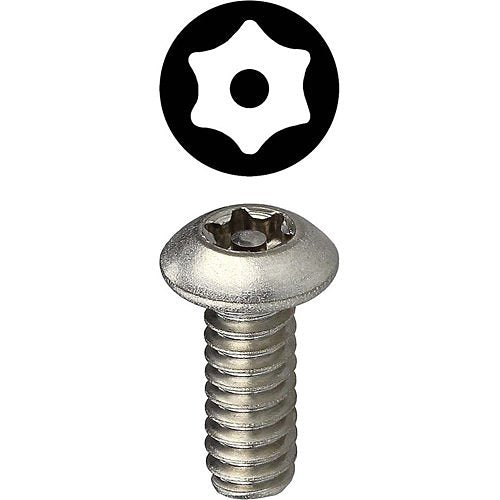 Dottie T63234TB Stainless Steel Machine Screw, STAR Button, 100-Pack