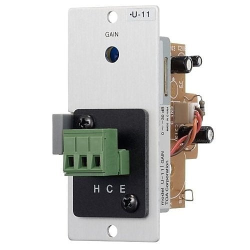 TOA U-11S TD00 Series Unbalanced Line Input with Mute-Receive with 3-Pin Terminal Block Connector