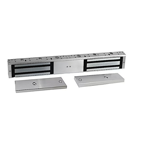 RCI RCIF8325SCSX28 Double MultiMag Electromagnetic Lock with Security Condition Sensor, Satin Aluminum