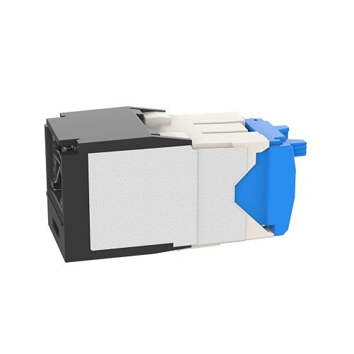 Panduit CJH6X88TGBL CAT6A Spring Shuttered Keystone Jack, TG Style B
