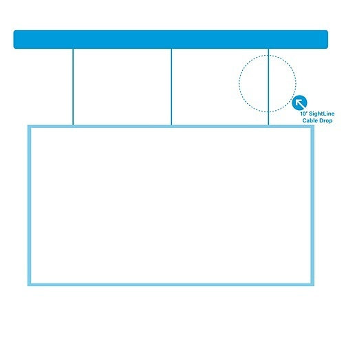 Da-Lite DL14676 Sightline Cable Drop Option, 10\'