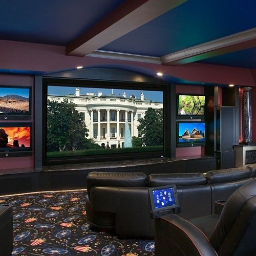 Draper 252133 119\\" Clarion Fixed Projection Screen, HDTV, Matte White