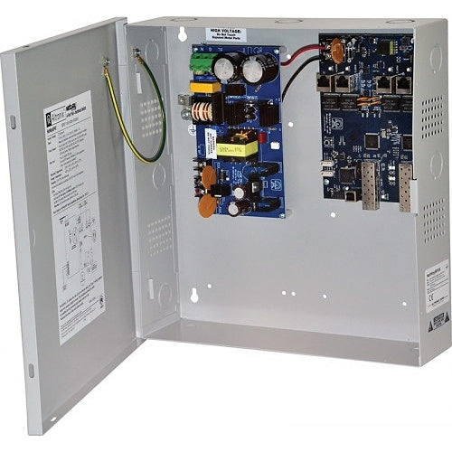 Altronix NETWAYSP41X 4 Port, MED Con, 2 SFP, No LinQ, NEMA Network Switch for Industrial Use