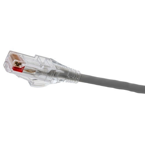 Hubbell HCL6GY15 NEXTSPEED CAT6 Patch Cord, Low Diameter 28AWG, 15\', Gray